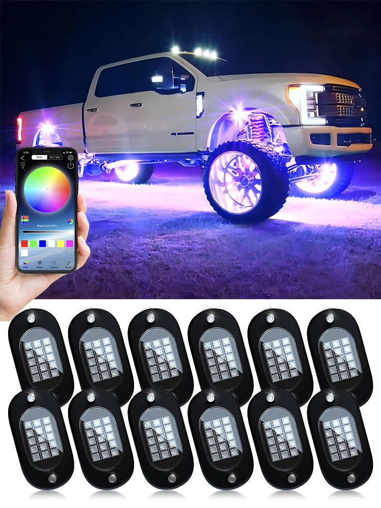 RGB Underglow Lights for Trucks – App Control + Music Sync | Offroad LED Kit