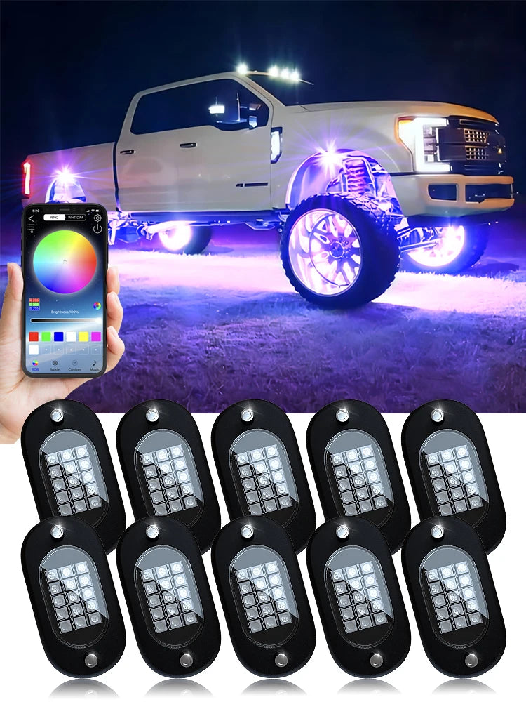 RGB Underglow Lights for Trucks – App Control + Music Sync | Offroad LED Kit