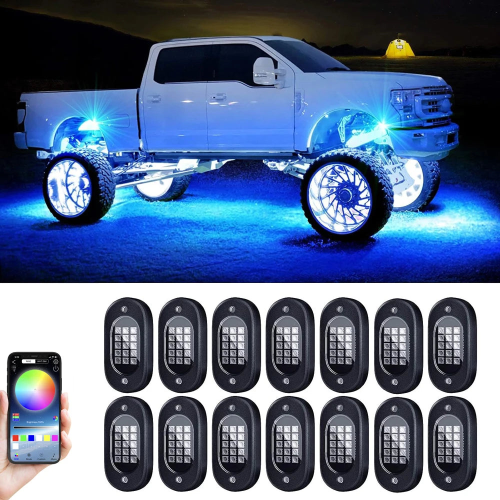 RGB Underglow Lights for Trucks – App Control + Music Sync | Offroad LED Kit
