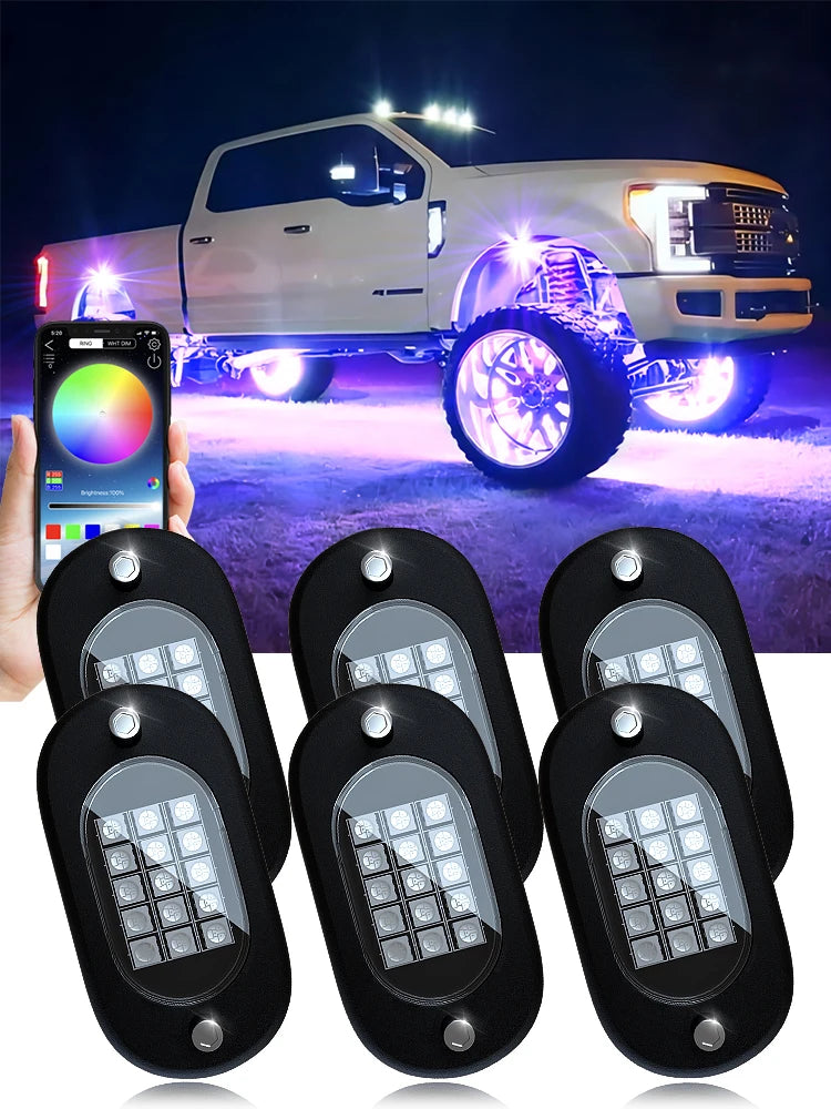 RGB Underglow Lights for Trucks – App Control + Music Sync | Offroad LED Kit