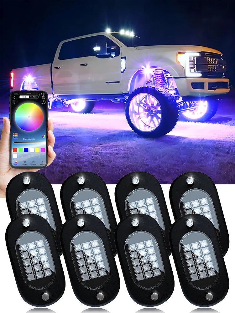 RGB Underglow Lights for Trucks – App Control + Music Sync | Offroad LED Kit