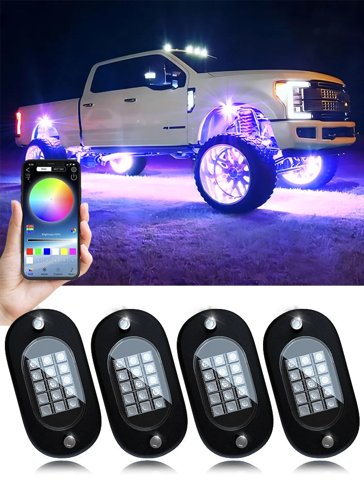 RGB Underglow Lights for Trucks – App Control + Music Sync | Offroad LED Kit